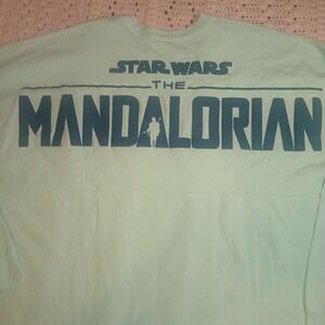 NWT Star Wars x Disney Spirit Jersey Adult XXL Green Mandalorian Baby Yoda Grogu